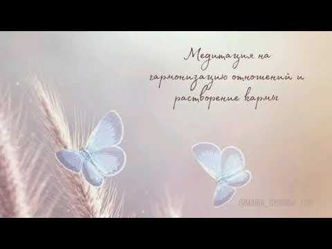 Видео: Медитация на гармонизацию отношений и растворение кармы