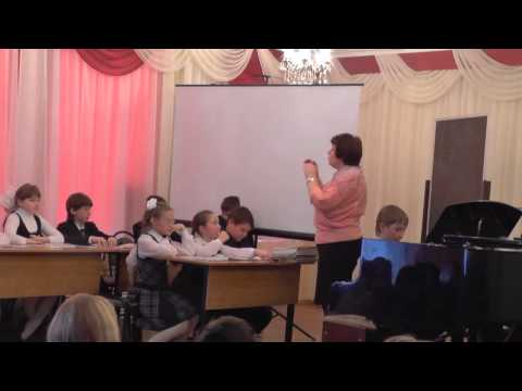 Видео: Работа над интервалами. Урок Е. Н. Нестеровой.