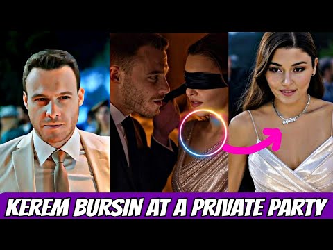 Видео: Керем Бюрсин и Ханде Эрчел на частной вечеринке актеров! Кого поцеловал Керем Бюрсин?