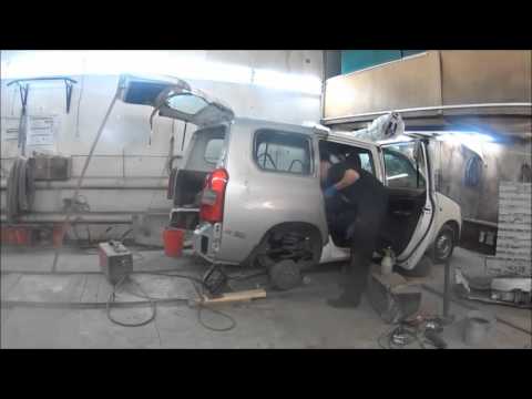 Видео: кузовной ремонт Toyota Probox