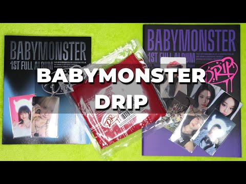 Видео: #распаковка Babymonster - Drip версии Binder, Zip Lock и Bandana | Мнение об альбоме #kpop