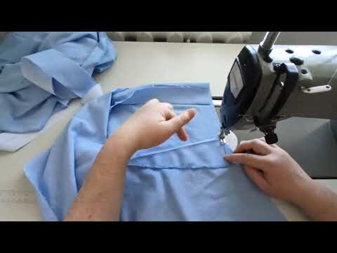 Видео: Как сшить мужские брюки. Ч. 3.Как обработать карман в боковом шве. Как обработать гульфик.