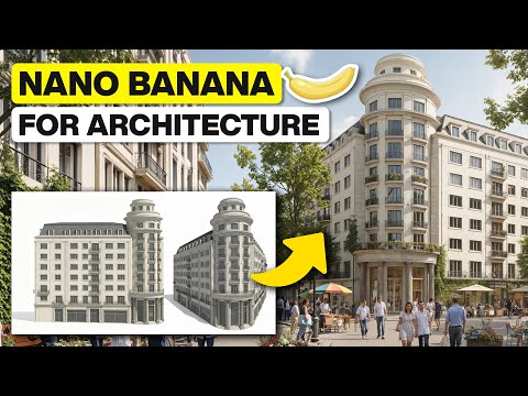 Видео: Нано-банан для архитектуры — это просто СУПЕР! 5 способов использовать его с Lovart