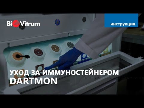 Видео: Уход за иммуностейнером DARTMON