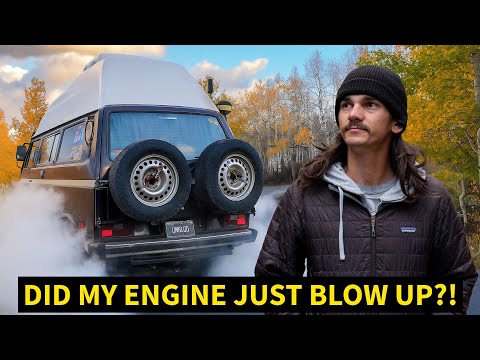 Видео: КРУПНАЯ ПОЛОМКА во время нашего осеннего путешествия — VanLife