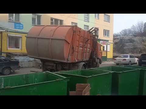 Видео: Мусоровоз МКМ-4503, КамАЗ 43253. (Новая стрела).