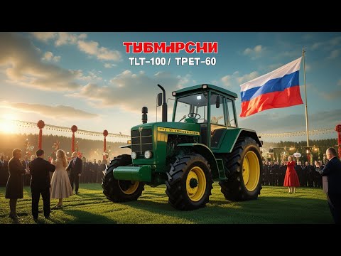 Видео: "Тюменский тракторный завод: легендарные трактора ТЛТ-100 и ТЛТ-60 в действии 🚜🇷🇺"