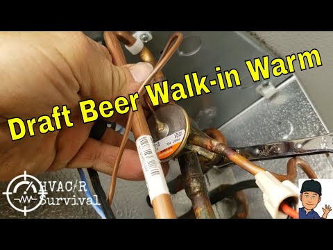 Видео: Пивной холодильник с разливным пивом нагревается... Проблема в ограничении, терморегулирующем кла...