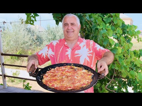 Видео: Яичница с Помидорами. ШАКШУКА на садже. ENG SUB.