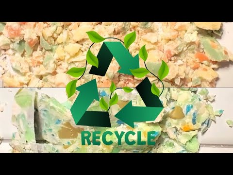 Видео: Recycled soap cutting 🔪#мыло, #soapcutting, #asmrsoap, #soapasmr, #drysoap