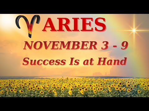 Видео: ♈ ОВЕН – ЕЖЕНЕДЕЛЬНОЕ ТАРО С 3 ПО 9 НОЯБРЯ | 🌅 Новые начинания ✨ Успех уже близко!