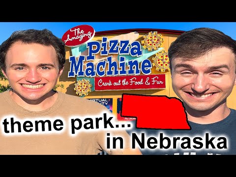 Видео: Удивительная пицца-машина: тематический парк и буфет в Небраске