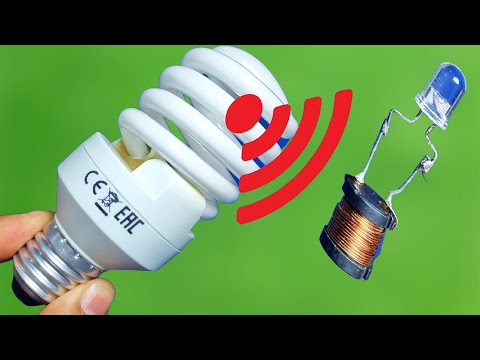 Видео: Сделай сам: как превратить старую лампу CFL в беспроводной передатчик энергии