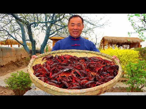 Видео: 5кг раков, только что с рынка! Приготовлено очень остро и ароматно! | Дядя Сельский Гурман