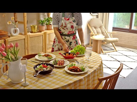 Видео: Моя повседневная кулинария в лесном домике🥯Корейские крокеты, рис с креветками