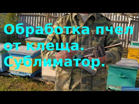 Видео: Обработка пчел от клеща. Способы и препараты. Обработка сублиматором.