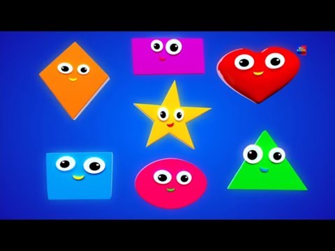 Видео: форма песни | узнать формы | Shape Song | Learn Shapes In Russian