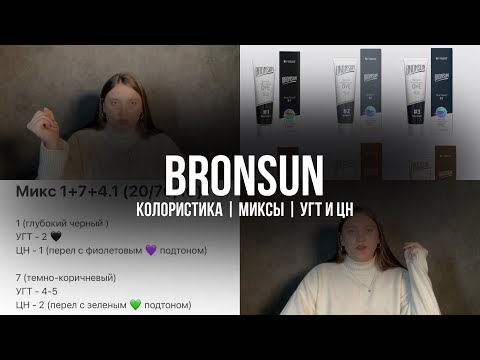 Видео: Разбор миксов | УГТ и ЦН Bronsun | краска Бронсан