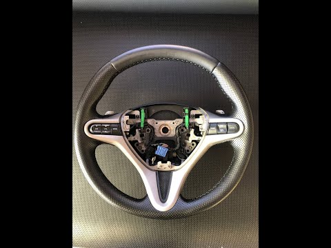 Видео: Хонда цивик 8, Honda Civic 8. перетяжка руля.