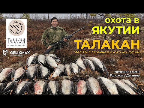 Видео: Охота в Якутии - 2020 / ТАЛАКАН Часть 1: Осенняя охота на гусей / Дэгинчэ