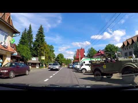 Видео: Карпати. Автомобільна дорога Р-24 Татарів-Кам'янець-Подільський : ділянка смт. Ворохта - с. Татарів