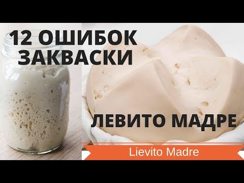 Видео: ОШИБКИ ЗАКВАСКИ ЛЕВИТО МАДРЕ / НЮАНСЫ ВЫВЕДЕНИЯ, КОРМЛЕНИЯ, ХРАНЕНИЯ СТАРТЕРА LIEVITO MADRE