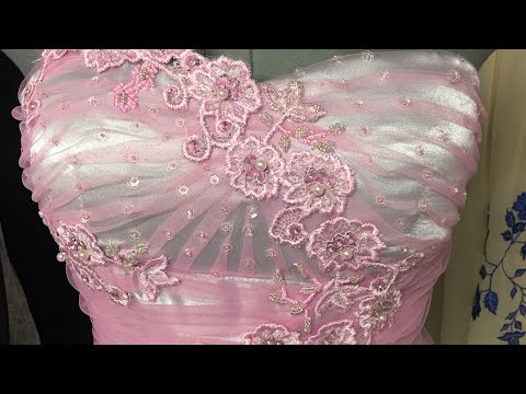 Видео: Вышивка на швейной машинке👗Декор платья/ Метод наколки 👗Sewing Embroidery👗Nähmaschine Stickerei