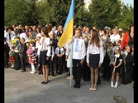 Видео: Свято першого  дзвоника  у 15 школі. Ніжин.01.09.2015
