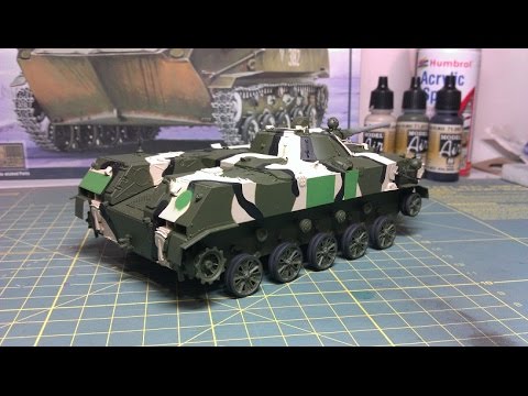 Видео: БМД-1 (Panda Hobby) Покраска (Часть 4)