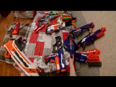 Видео: Моя МЕГА Коллекция Бластеров NERF(НЁРФ) 2017!34 БЛАСТЕРА!!!!!(MY NERF ARSENAL)