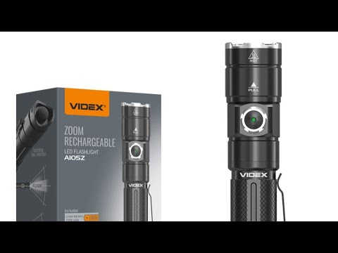 Видео: VIDEX AI05Z тактичний ліхтар. Перше враження.