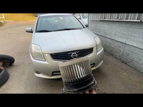 Видео: Самый быстрый способ заменить электродвигатель вентилятора на Nissan Sentra