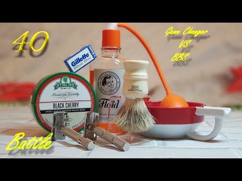 Видео: Бритьё №40 Т-Образной бритвой Razorock Fine Vulfix Gillette Stirling Floid