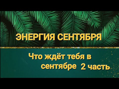 Видео: Энергия сентября что вас ждёт?