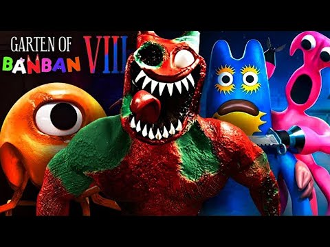 Видео: GARTEN OF BANBAN 8 ANTI DEVIL | Полное прохождение игры в 4K