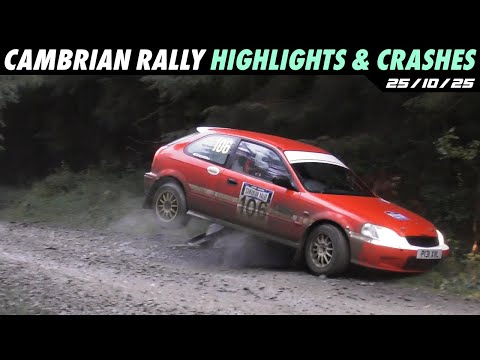 Видео: Падения на ралли Cambrian, яркие моменты и чистый звук, 25.10.25