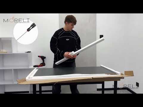 Видео: Збірка офісного столу МХ0003 із тумбою від Moreli! Детальна відеоінструкція