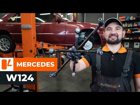 Видео: Как заменить рулевую тягу и рулевые наконечники на MERCEDES W124 [ВИДЕОУРОК AUTODOC]