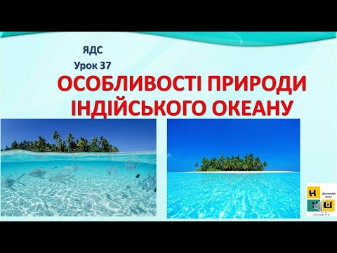 Видео: Урок 37 ОСОБЛИВОСТІ ПРИРОДИ ІНДІЙСЬКОГО ОКЕАНУ ЯДС  4 клас