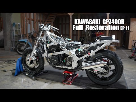 Видео: [Kawasaki GPZ400R Полная реставрация 11] Ремонт тормозов и т.д.