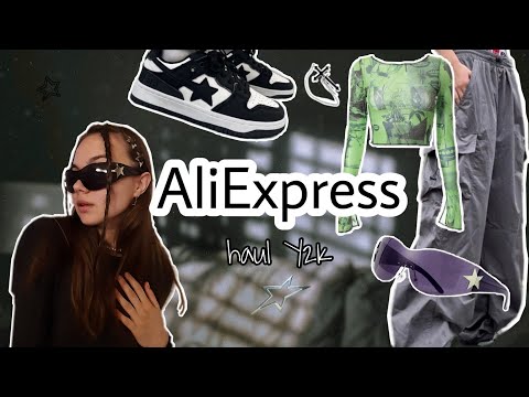Видео: РАСПАКОВКА с AliExpress ☆ y2k haul /обзор вещей