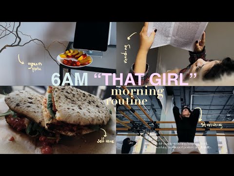 Видео: 6AM "THAT GIRL" MORNING ROUTINE 🤍 productive vlog, workouts + кармический август!