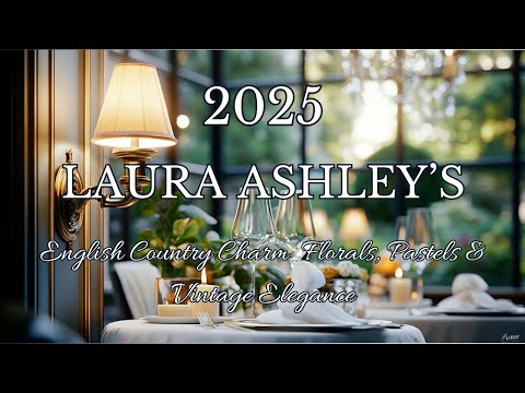 Видео: Очарование английского загородного стиля 2025 от Лоры Эшли: цветочные мотивы, пастельные тона и в...