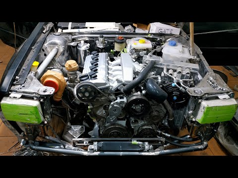 Видео: Audi Sport quattro LW "Satura" - Кастом сборка и первый запуск 2.2T AAN.
