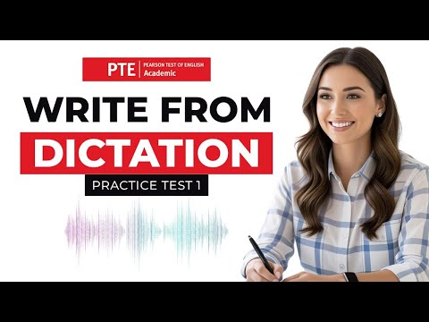 Видео: Тест PTE Write From Dictation 1 | Реальные вопросы экзамена | Практический тест PTE с ответами