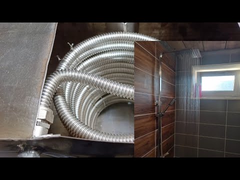 Видео: Горячий душ в бане от банной печи Гарант