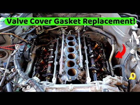 Видео: Замена прокладки клапанной крышки Nissan 350z и Infiniti G35! Двигатель VQ35DE RWD