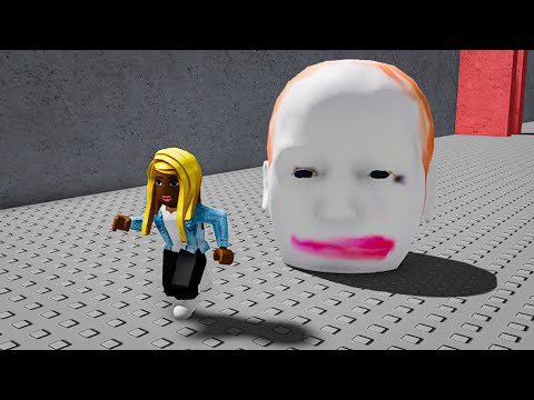 Видео: СПАСАЮСЬ ОТ БОЛЬШОЙ ГОЛОВЫ В РОБЛОКС! Escape Running Head Roblox