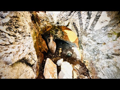 Видео: Тысячелетний кувшин вина был найден в сокровищнице Каменной Скалы...