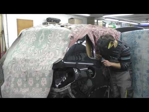 Видео: Фольксваген Тигуан. Засада с крылом. Часть 2. Body repair after an accident.